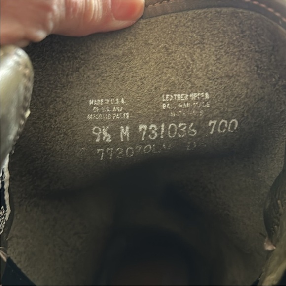 Frye Vintage Olive Green Leather Harness Boot size 9.5 - Picture 7 of 9